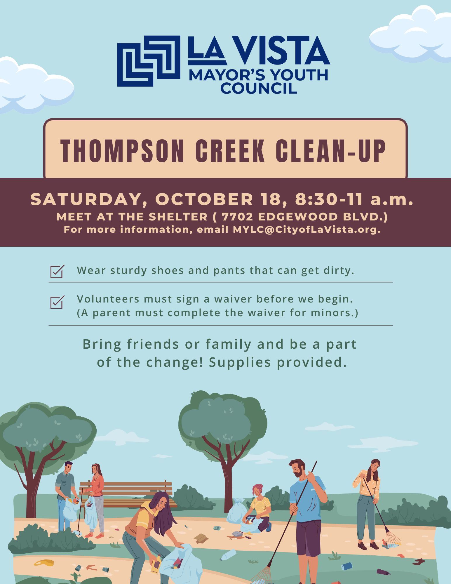 Thompson Creek Clean-Up Flyer
